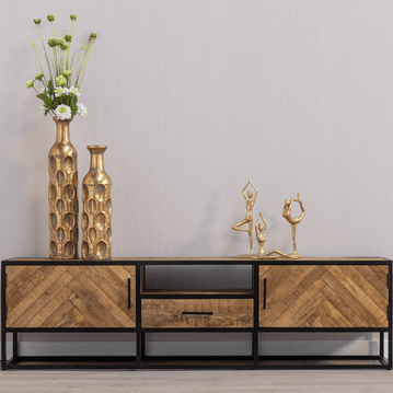 Mangohouten TV Meubel 180 cm