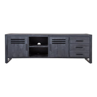 Mangohouten TV Meubel Henderson Black 180 cm Mahom