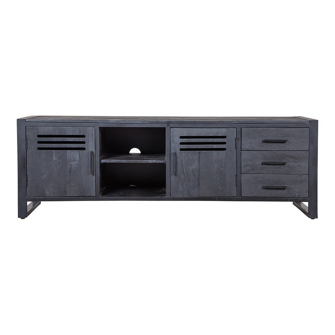 Mangohouten TV Meubel Henderson Black 180 cm Mahom