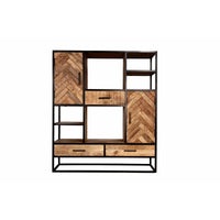 Mangohouten Vakkenkast Toronto 120 cm Mahom
