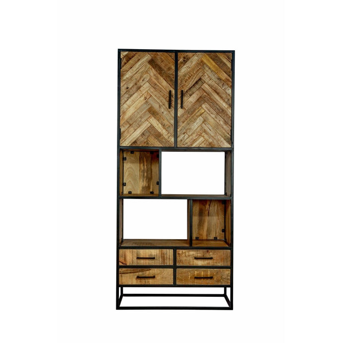 Mangohouten Vakkenkast Toronto 90 cm Mahom