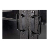 Mangohouten Vitrinekast Britt 115 cm Black Mahom