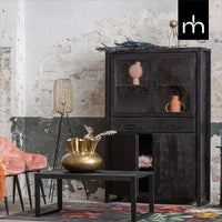 Mangohouten Salontafel Britt Black 110 cm Mahom