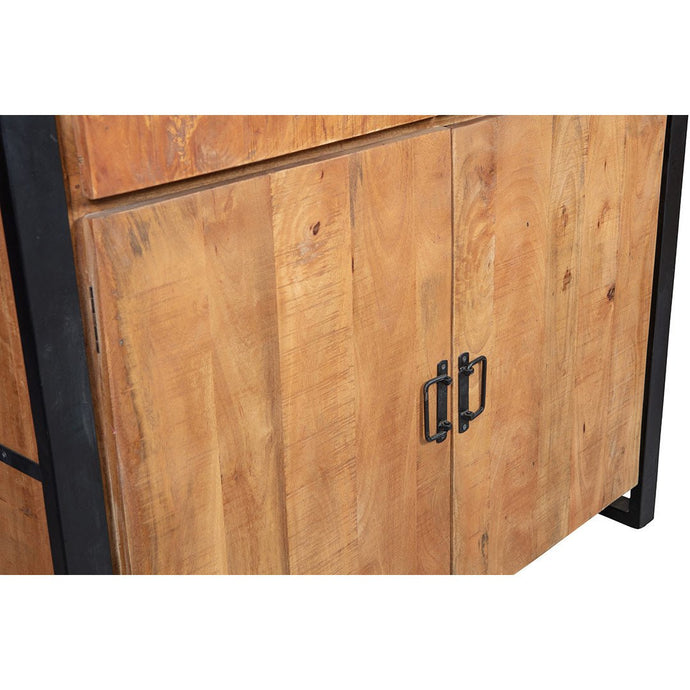 Mangohouten Vitrinekast Britt 115 cm Mahom