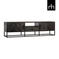 Mangohouten TV Meubel Toronto Black 180 cm Mahom
