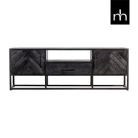 Mangohouten TV Meubel Toronto Black 145 cm Mahom