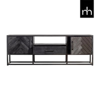 Mangohouten TV Meubel Toronto Black 145 cm Mahom