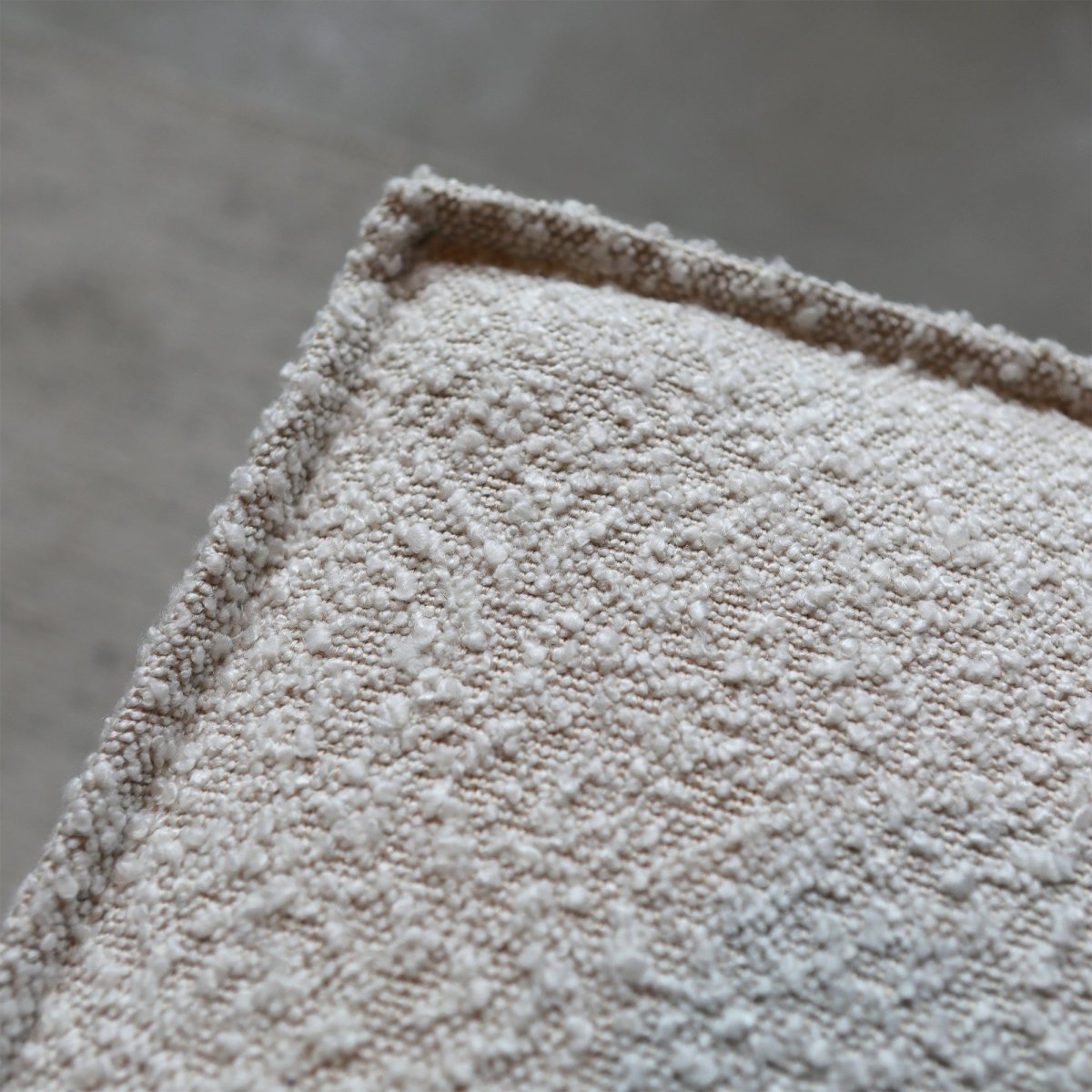 Bank Enzo Rechts Bouclé Beige