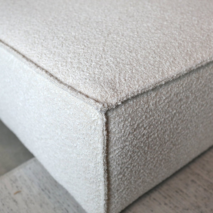 Bank Enzo 3-zits Links Bouclé Beige PEPP