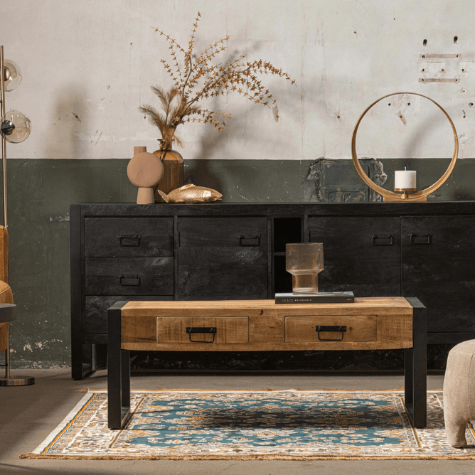 Mangohouten Eettafel Tulsa