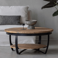 Mangohouten Salontafel Bakersfield 90 cm Mahom