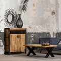 Mangohouten Salontafel 130 cm