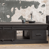 Mangohouten Salontafel Black