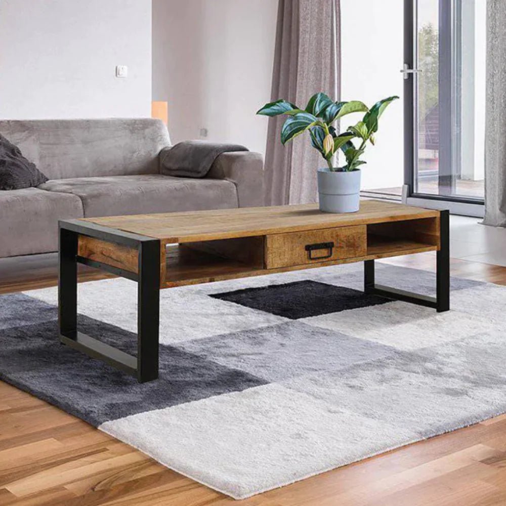 Mangohouten Salontafel 120 cm