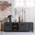 Mangohouten TV Meubel 180 cm Black