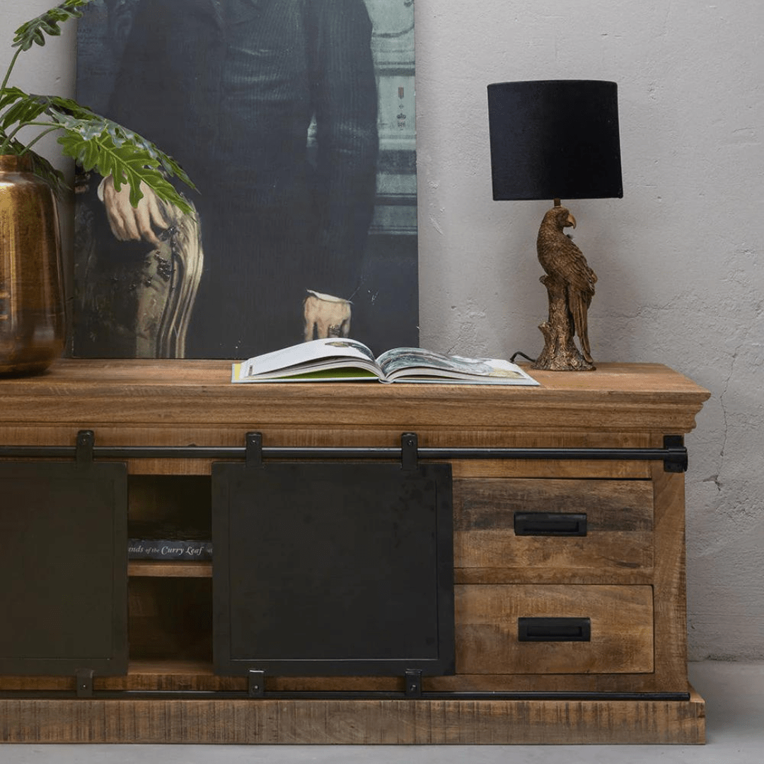 Mangohouten TV Meubel 140 cm