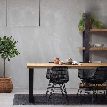 Mangohouten Eettafel Rechthoek