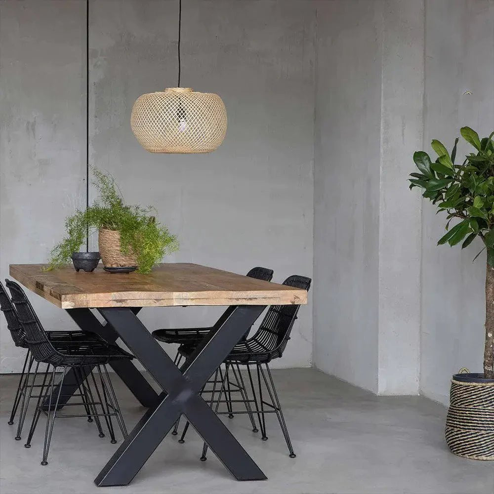 Mangohouten Eettafel Rechthoek