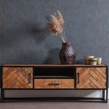 Mangohouten TV Meubel 145 cm
